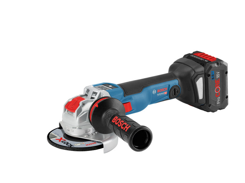 Akku-Winkelschleifer mit X-LOCK GWX 18V-10 SC in L-BOXX