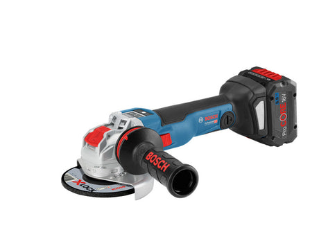Akku-Winkelschleifer mit X-LOCK GWX 18V-10 SC in L-BOXX