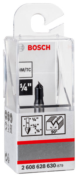 PRO V-Nut Fräser, 6,35 x 6,3 x 45 mm