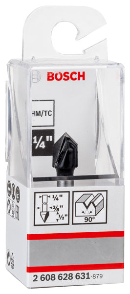 PRO V-Nut Fräser, 6,35 x 9,5 x 45 mm
