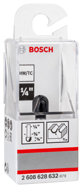 PRO Hohlkehlfräser + Zapfen, 6,35 x 9,5 x 45 mm
