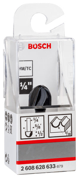 PRO Hohlkehlfräser + Zapfen, 6,35 x 15,9 x 45 mm