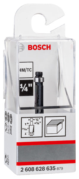 PRO Bündigfräser Hartmetall, 6,35 x 6,35 x 54 mm