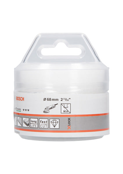 PRO Ceramic dry Trockenbohrkrone, 68 x 35 mm, X-Lock