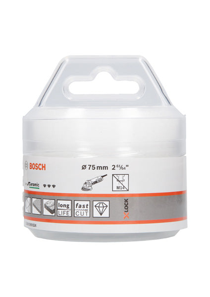PRO Ceramic dry Trockenbohrkrone, 75 x 35 mm, X-Lock