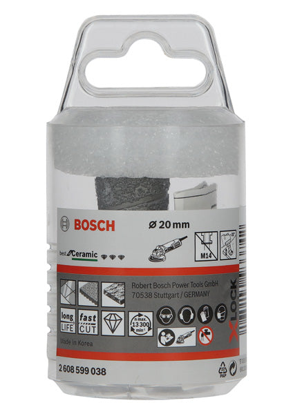 PRO Ceramic dry   Bohrkrone, M14, 20x35 mm, X-Lock