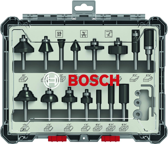 PRO Fasenfräser Set, 15-tlg