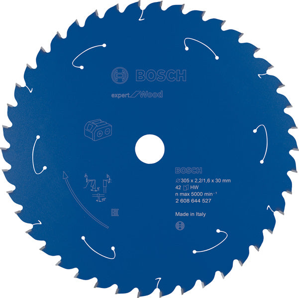 Kreissägeblatt für Akkusägen Expert for Wood, 305 x 2,2/1,6 x 30, 42 Zähne