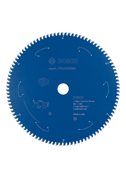 Kreissägeblatt für Akkusägen Expert for Aluminium, 305 x 2,4/1,8 x 30, 96 Zähne