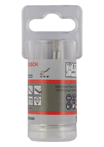 PRO Ceramic dry Trockenbohrkrone, 8 x 30 x 22.23 mm