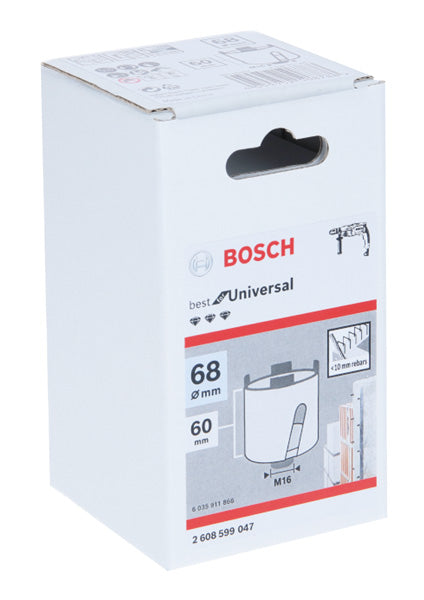 PRO Socket Trockenbohrkrone, 68 x 60 mm, M16-Gewinde