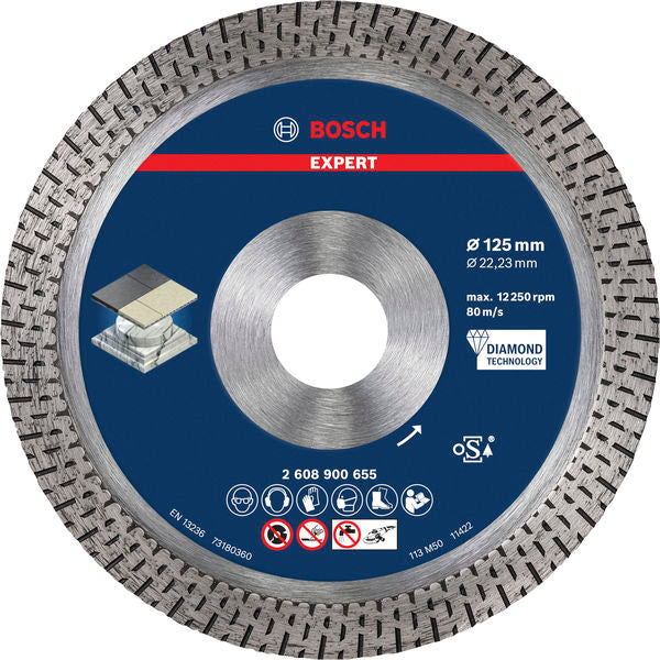 EXPERT HardCeramic Diamanttrennscheiben, 125 x 22,23 x 1,4 x 10 mm