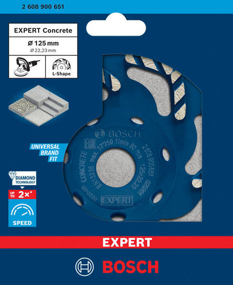 EXPERT Concrete Topfscheibe, 125x22,23x4,5 mm