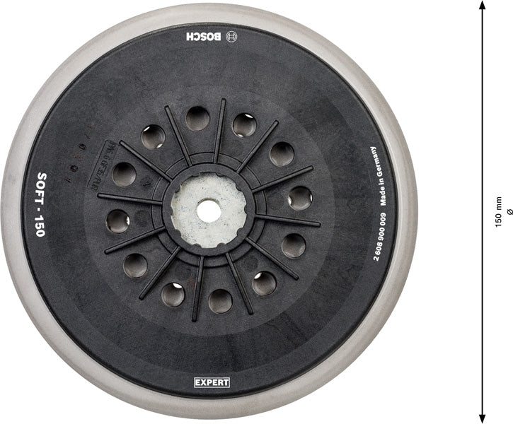EXPERT Multi-Loch-Schleifteller für Bosch, 150 mm, Weich