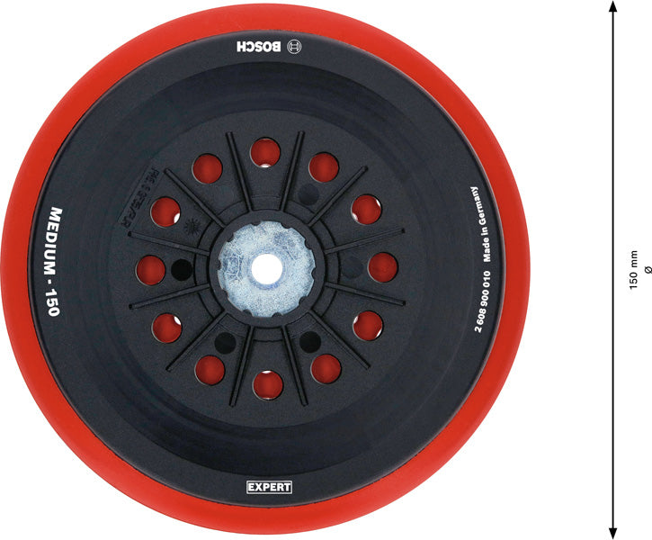 EXPERT Multi-Loch-Schleifteller für Bosch, 150 mm, mittel