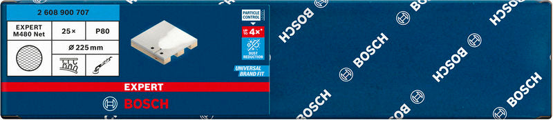 EXPERT M480 Schleifnetz für Trockenbauschleifer, 225 mm  25 Stück