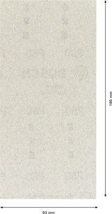 EXPERT M480 Schleifnetz für Schwingschleifer, 93 x 186 mm 50 Stück
