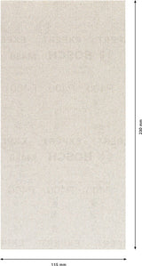 EXPERT M480 Schleifnetz für Schwingschleifer, 115 x 230 mm 10 Stück