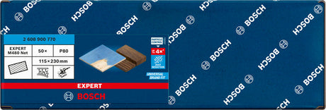 EXPERT M480 Schleifnetz für Schwingschleifer, 115 x 230 mm 50 Stück