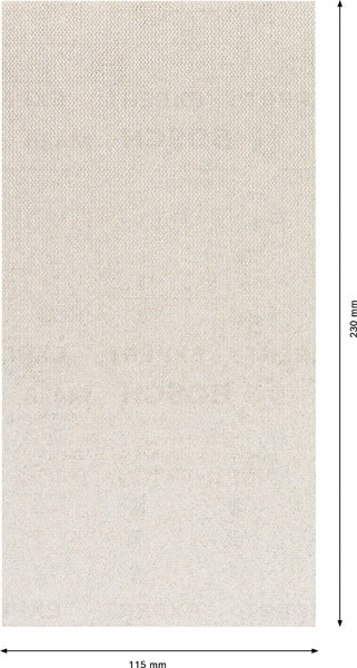 EXPERT M480 Schleifnetz für Schwingschleifer, 115 x 230 mm 50 Stück