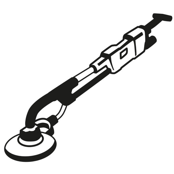 EXPERT M480 Schleifnetz-Set, 225 mm, K 80/120/180/Schleiftellerschoner, 7 Stück