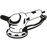 Polierfilz für Exzenterschleifer, hart, Klett, 160 mm, 2er-Pack