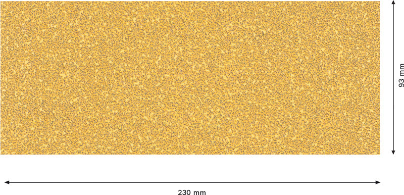 EXPERT C470 Schleifpap., o. Löcher für Schwingschl., 93 x 230 mm 10er-Pack