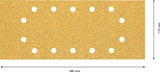 EXPERT C470 Schleifpap., 14 Löcher für Schwingschl., 115 x 280 mm 10er-Pack