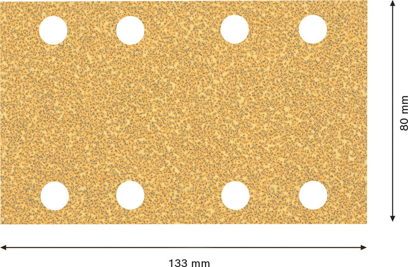 EXPERT C470 Schleifpapier, 80 x 133 mm 50 Stück