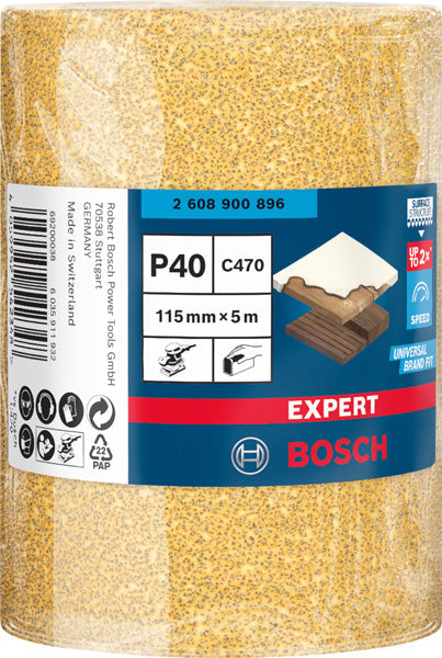 EXPERT C470 Schleifpapierrolle zum Handschleifen, 115 mm