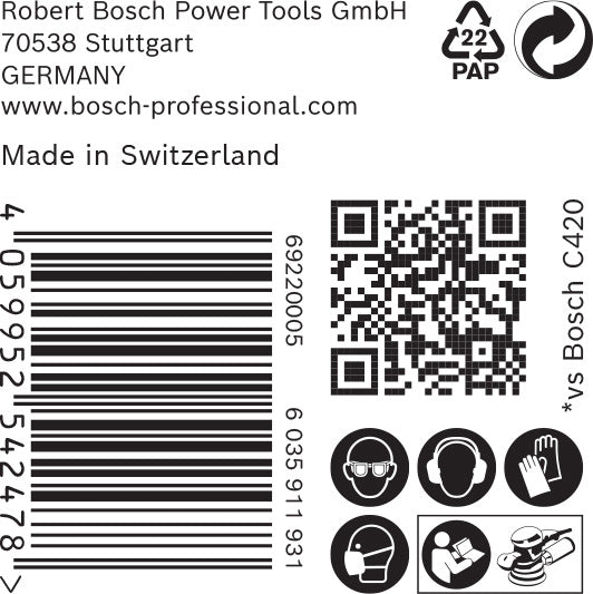 EXPERT C470 Schleifp. mit 8 Löchern für Exzenterschl., 125 mm 50er-Pack