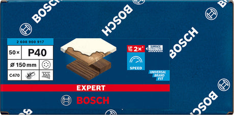 EXPERT C470 Schleifpapier mit 6 Löchern für Exzenterschl., 150 mm 50 Stück
