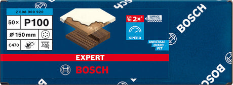 EXPERT C470 Schleifp. mit 6 Löchern für Exzenterschl., 150 mm 50er-Pack
