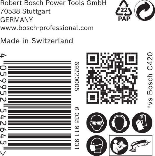 EXPERT C470 Schleifpapier für Deltaschleifer, 93 mm  50 Stück