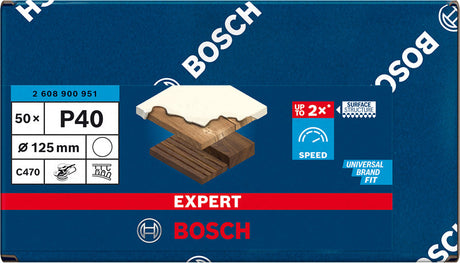 EXPERT C470 Schleifpap 125 mm 50er-Pack