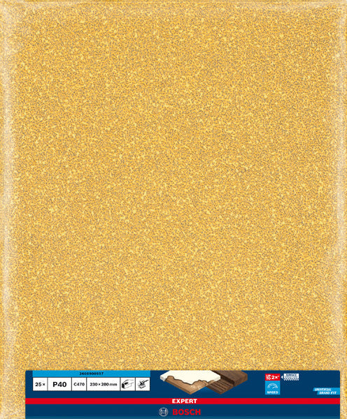 EXPERT C470 Schleifpapier zum Handschleifen, 230 x 280 mm