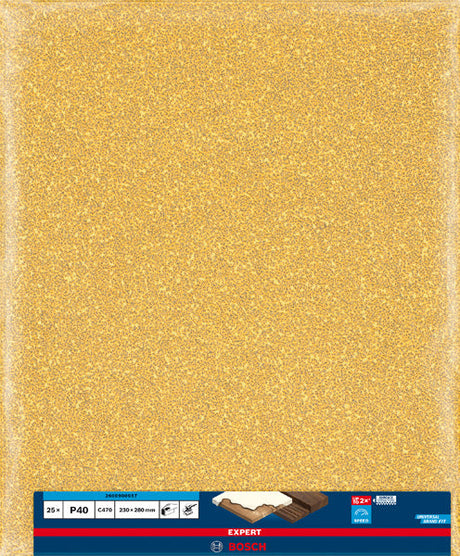 EXPERT C470 Schleifpapier zum Handschleifen, 230 x 280 mm