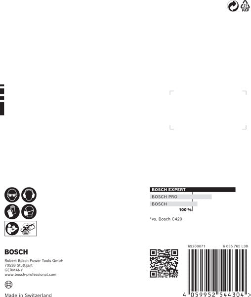 EXPERT C470 Schleifpapier Mehrloch für Exzenterschleifer, 125 mm