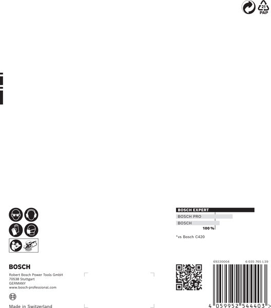EXPERT C470 Schleifpapier Mehrloch für Exzenterschleifer, 150 mm