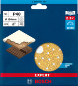 EXPERT C470 Schleifpapier Mehrloch für Exzenterschleifer, 150 mm