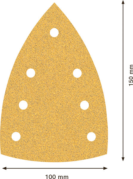 EXPERT C470 Schleifpapier-Set, 100 x 150 mm, K 60/120/180, 10 Stück