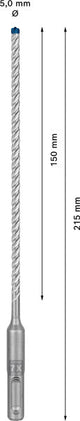 EXPERT SDS plus-7X Hammerbohrer, 5 x 150 x 215 mm