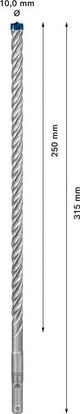 EXPERT SDS plus-7X Hammerbohrer, 10 x 250 x 315 mm