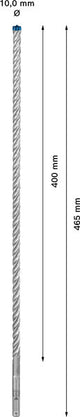 EXPERT SDS plus-7X Hammerbohrer, 10 x 400 x 465 mm