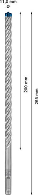 EXPERT SDS plus-7X Hammerbohrer, 11 x 200 x 265 mm
