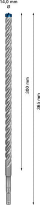 EXPERT SDS plus-7X Hammerbohrer, 14 x 300 x 365 mm