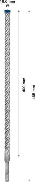 EXPERT SDS plus-7X Hammerbohrer, 16 x 400 x 465 mm