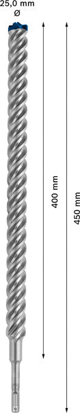 EXPERT SDS plus-7X Hammerbohrer, 25 x 400 x 450 mm
