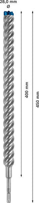 EXPERT SDS plus-7X Hammerbohrer, 28 x 400 x 450 mm