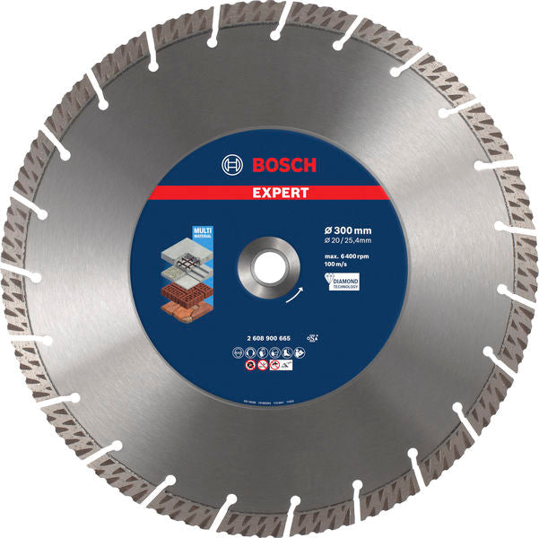 EXPERT MultiMaterial Diamanttrennscheiben, 300 x 20/25,40 x 3 x 15 mm